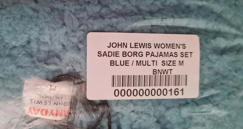 Women's Sadie Borg Pyjamas Set Size M