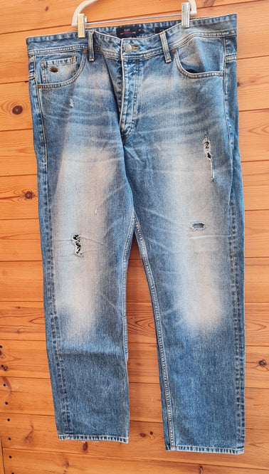 Men's Denim Ripped Jeans W38S