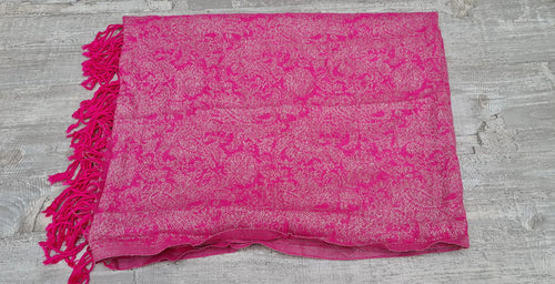Cashmere Women's Pink Scarf Size 180 x 68 cm