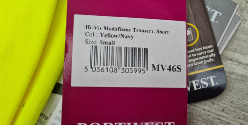 MV46S - Hi-Vis Modaflame Trousers Size S