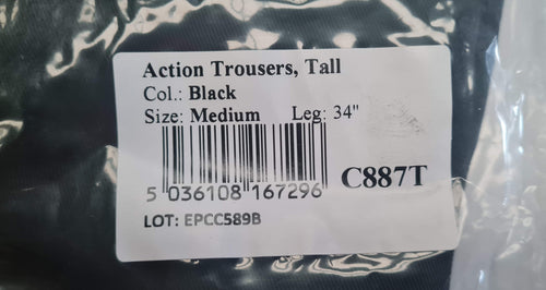 C887T Action Trousers Toll  Size M Leg 34''