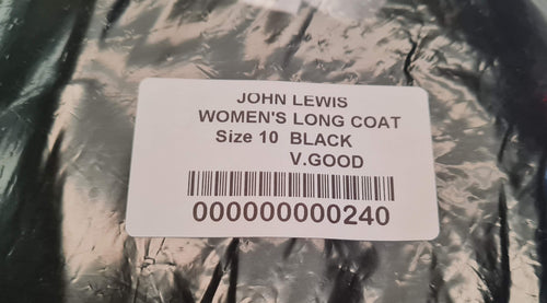 Women's Long Coat Size 10