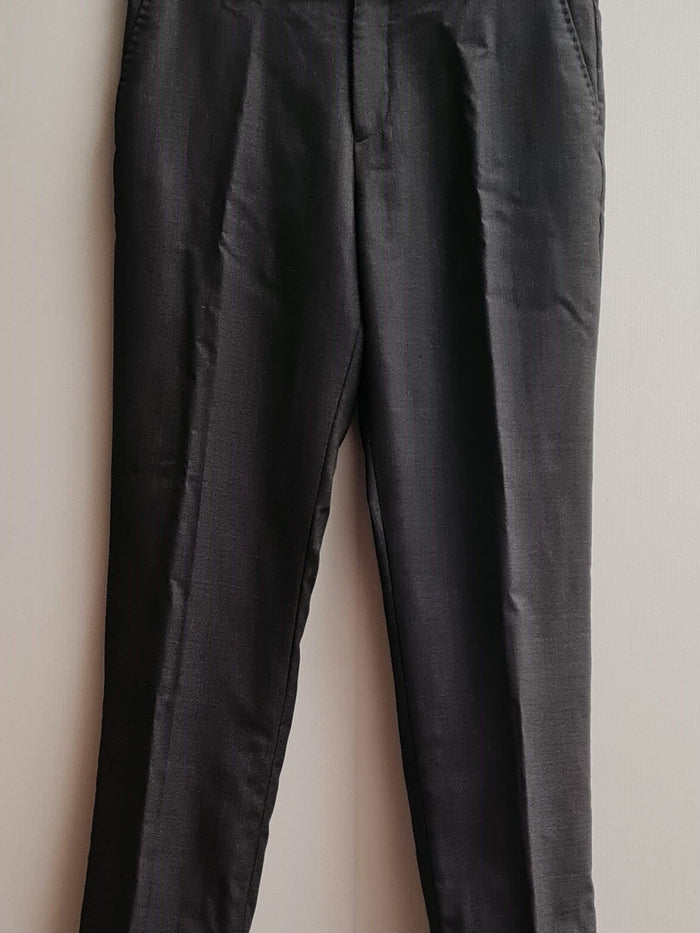 Super 100s Wool Birdseye Regular Fit Suit Trousers Size 36R