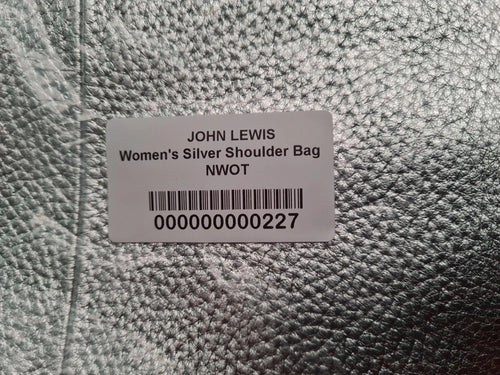 Women's Silver Shoulder Bag