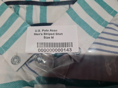 Men's Striped Shirt Size M