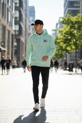 Men's Mint Hooded Sweatshirt Size XL