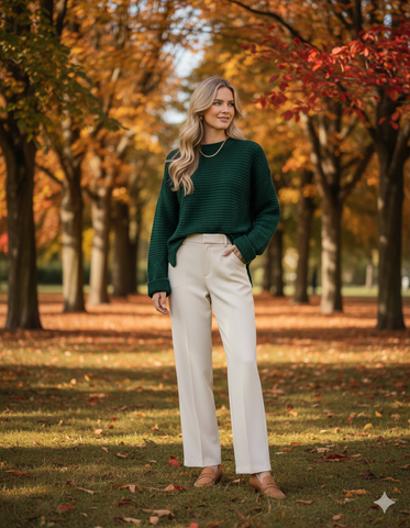 Women's Crew Neck Jumper Size L