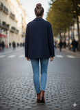 Women's Double Faced Cropped Jacket Coat Bosmanka Size M / 10
