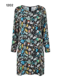 Celis Women's Mini Dress Rockprint Pattern Size M