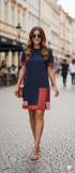 Women's Navy Viscose Mini Dress Size 10