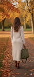 Women's Knitted Midi Dress Size XS / S