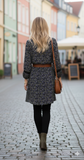 Women's Floral Midi Dress Size UK 8