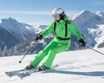 Wome's Ski Trousers ARED 20,000 Stretch Lime Size 8