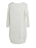 Women's Long White Jumper Size S