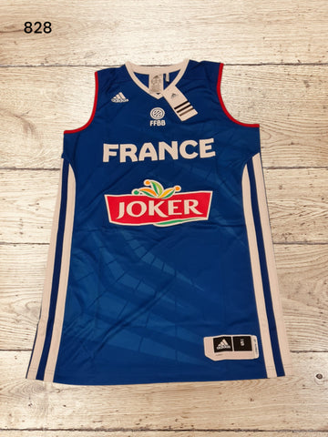 Women's FFBB France Basketball Jersy T-shirt Size S / UK 10