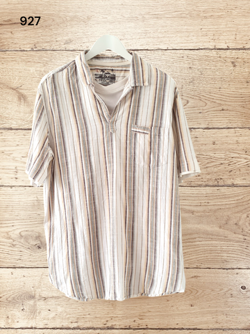Mens Striped Shirts Size L