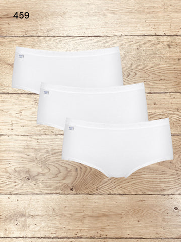 Basic+ 3 Pack Midi Briefs Knickers Size 18