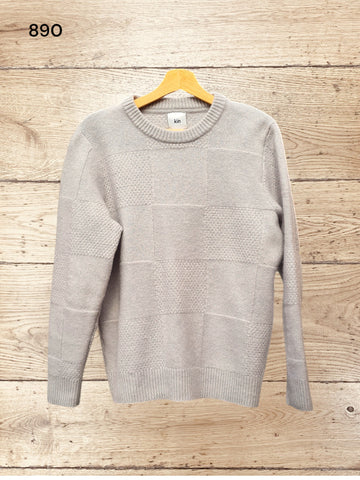Mens Lambs Wool Jumper Size L