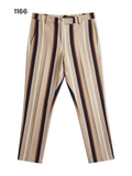 Women's Cropped 3/4 Striped Trousers Size 8 Short