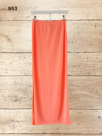 Women's Peach Maxi Skirt Size 8