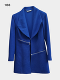 Women's Blue Short Coat Size L