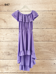 Women's Asymmetrical Purple Dress Size 10