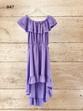 Women's Asymmetrical Purple Dress Size 10