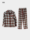 Women's Checkered Pyjamas Set Size S
