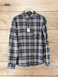 Men's Check Long Sleeve Flannel Shirts Size L
