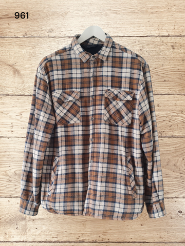 Men's Outdoors Check Overshirts Size L