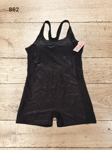 Women Boyleg One Piece Swimsuit Size L / UK 14
