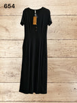 Womens Maxi Dress with Pockets  Size L / UK 16 - 18