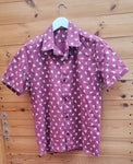 Men's Printed Boats Short Sleeve Shirt S