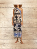Tanga Coast Cotton One-Sholder Midi Dress Size US 10 / UK 12