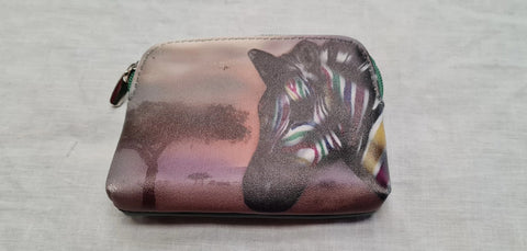Girls Zebra Coin Purse / Card Holder
