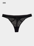 Women's Leopard Pimlico Thong Size 10