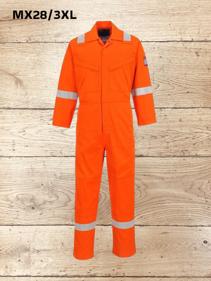 MX28 Coverall Overall Flame Resistant Workwear Size 3XL