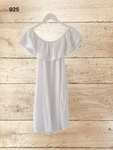 Women White Cotton Playsuit Size 8/10