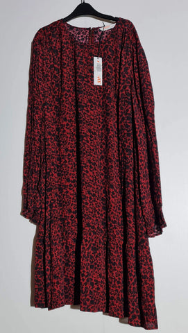 Women's Floral Print Midi Dress Size 18