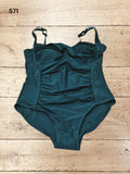 Joweechy Womens One Piece Swimsuit Tummy Control Size L