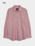 Men's Pink Long Sleeve Shirts Size XL