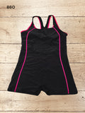 Women Boyleg One Piece Swimsuit Size S / UK 10