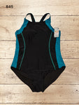 Women's Athletic One Piece Swimsuit Racerback  Size M