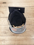 Decorated Flat Black Shoes Size L 7/8
