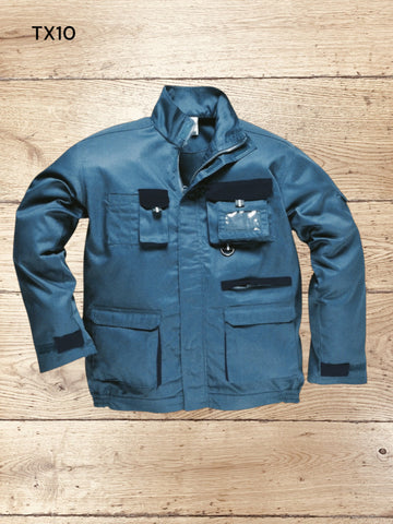 TX10 Contrast Work Multi Pocket Work Jacket XL