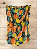 Women's Bandau Fruit Print Playsuit Size S