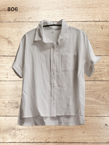 Womens Short Sleeve Shirts Size L
