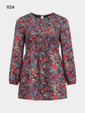 Women's Floral Blouse Size M