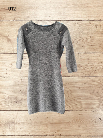 Women Grey Midi Dress Size T2 UK 8/10
