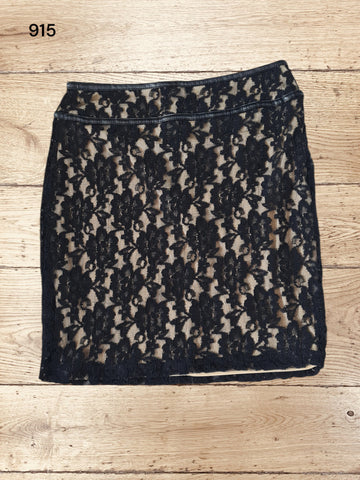 Womens Black Mini Skirt Size M